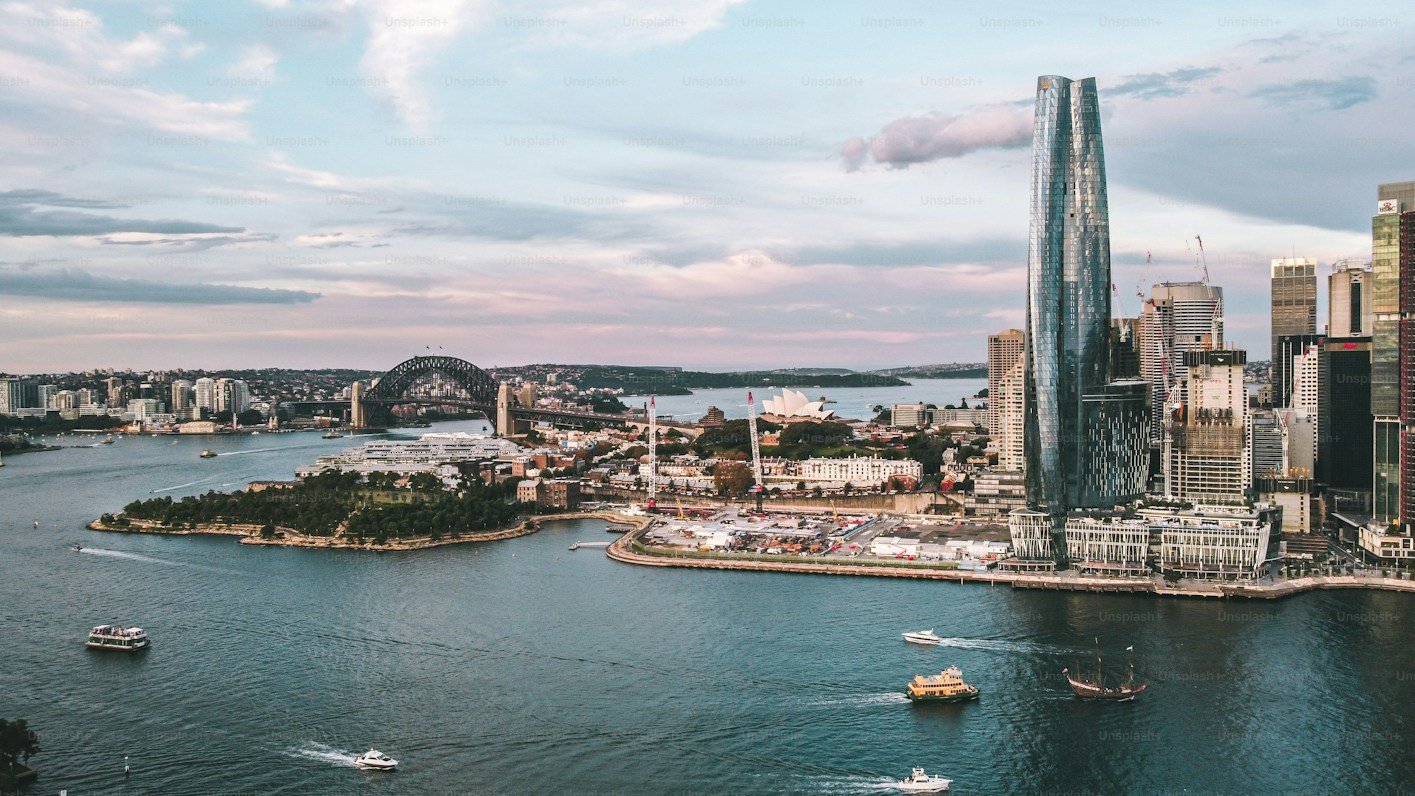 Sydney Opera House and the harbour